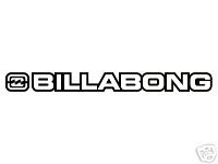 Billabong car sticker 2 Billabong car sticker 2