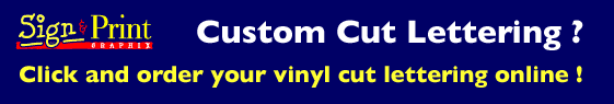 Custom Cut Vinyl Lettering Custom Cut Vinyl Lettering