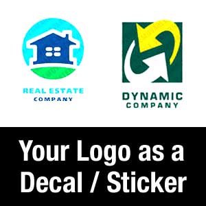 Your Company logo as a Decal / Sticker Your Company logo as a Decal / Sticker