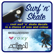 Surf 'n' Skate Stickers Surf 'n' Skate Stickers